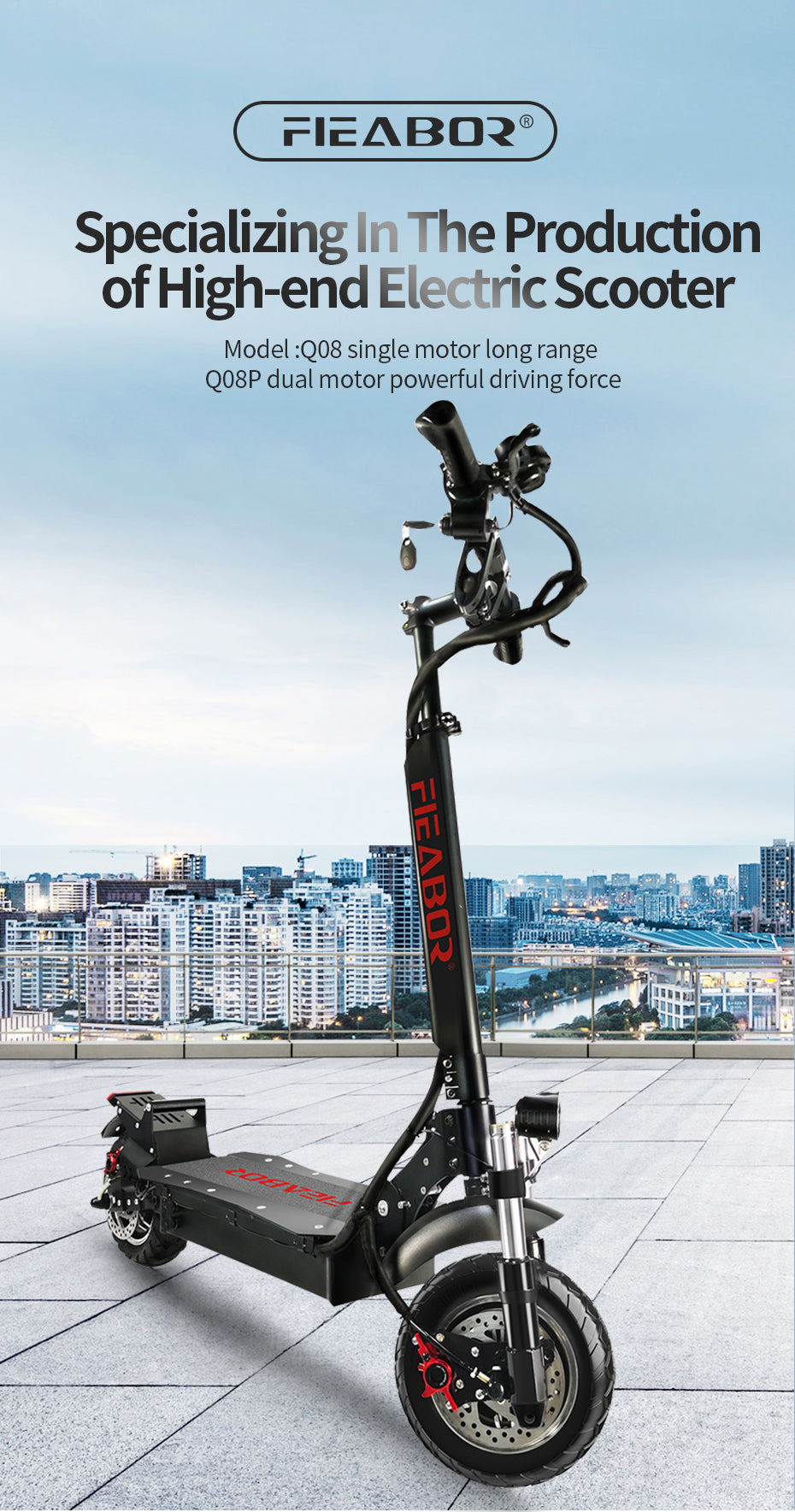 2024 New Convenient High end Electric Scooter for Going Out