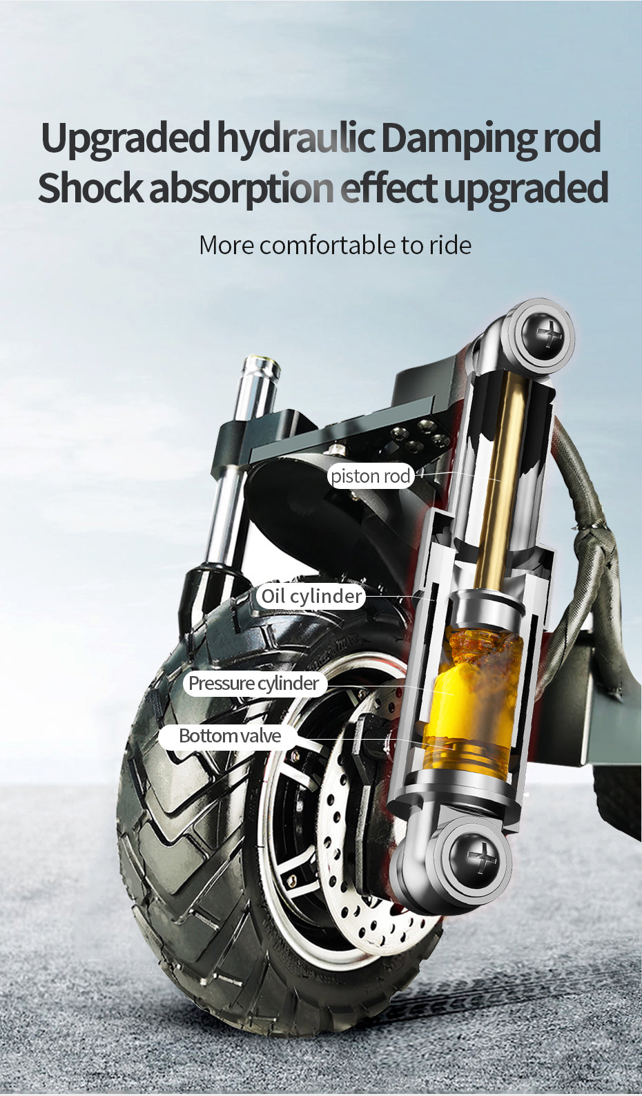 2024 New Convenient High end Electric Scooter for Going Out