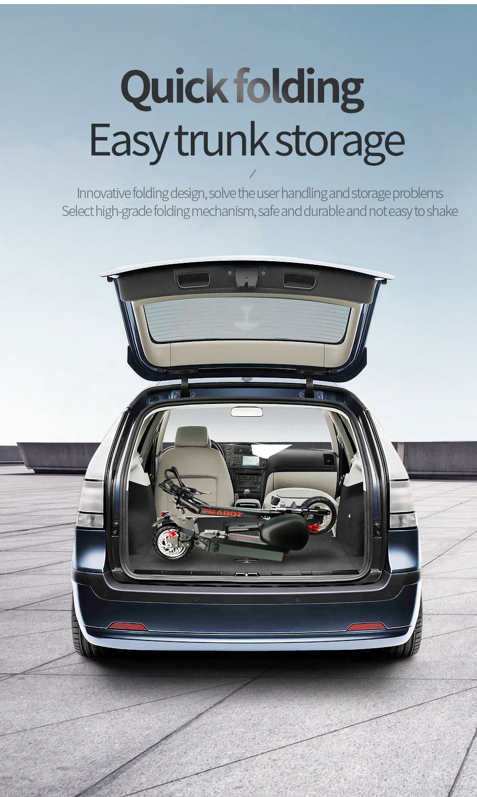2024 New Convenient High end Electric Scooter for Going Out